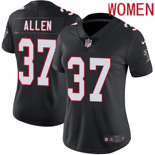 2019 Women Atlanta Falcons #37 Allen black Nike Vapor Untouchable Limited NFL Jersey